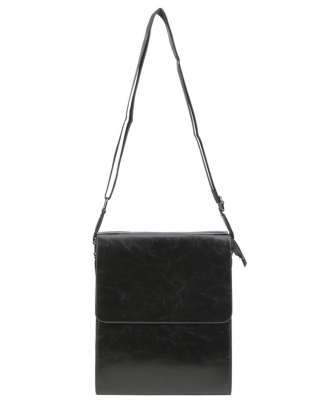 Fashion Flap Crossbody Bag NB8205 BLACK